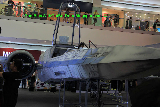 Star Wars' Rebel fighter jet, SM Mall of Asia, Manila, Philippines