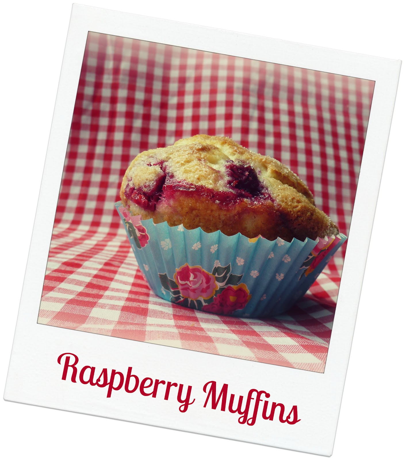 No time to be bored Raspberry Muffin Recipe