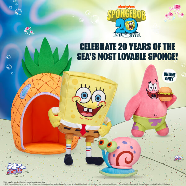 spongebob teddy bear