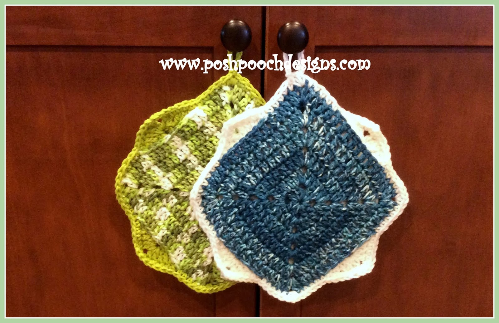 Posh Pooch Designs Triple Thick Pot Holder Crochet Pattern Posh