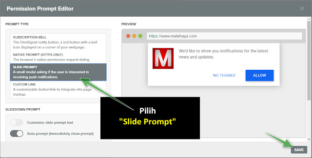 Cara Membuat Web Push Notification di Blogger Cara Membuat Web Push Notification di Blogger