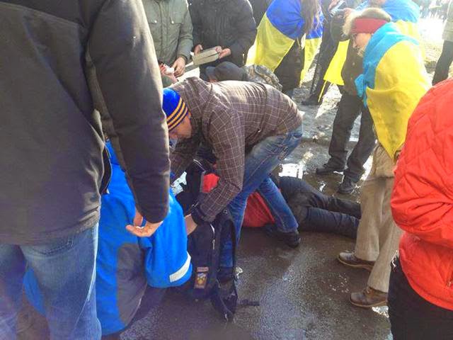 У Харкові під час заходів у річницю Майдану здійснено теракт