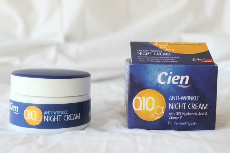 cien q10 anti wrinkle night cream review