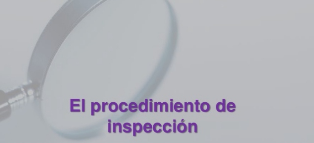 Procedimiento de inspeccion y Derecho Tributario