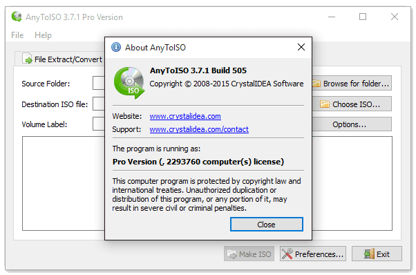AnyToISO Pro 3.9.3 Build 631 Crack  - Free Activators