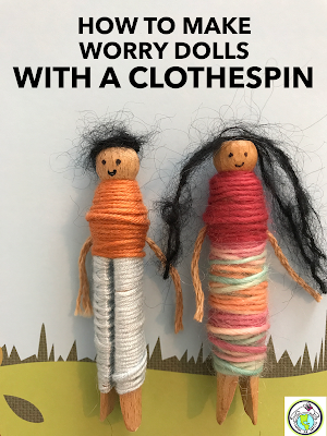 How to Make Worry Dolls with a Clothespin 