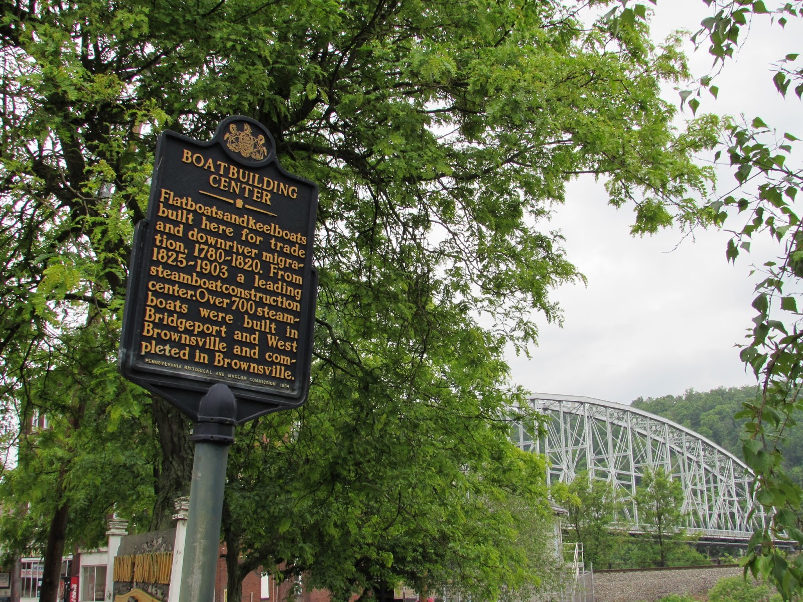 Brownsville First Metal Arch Bridge in the US and a Borough on the