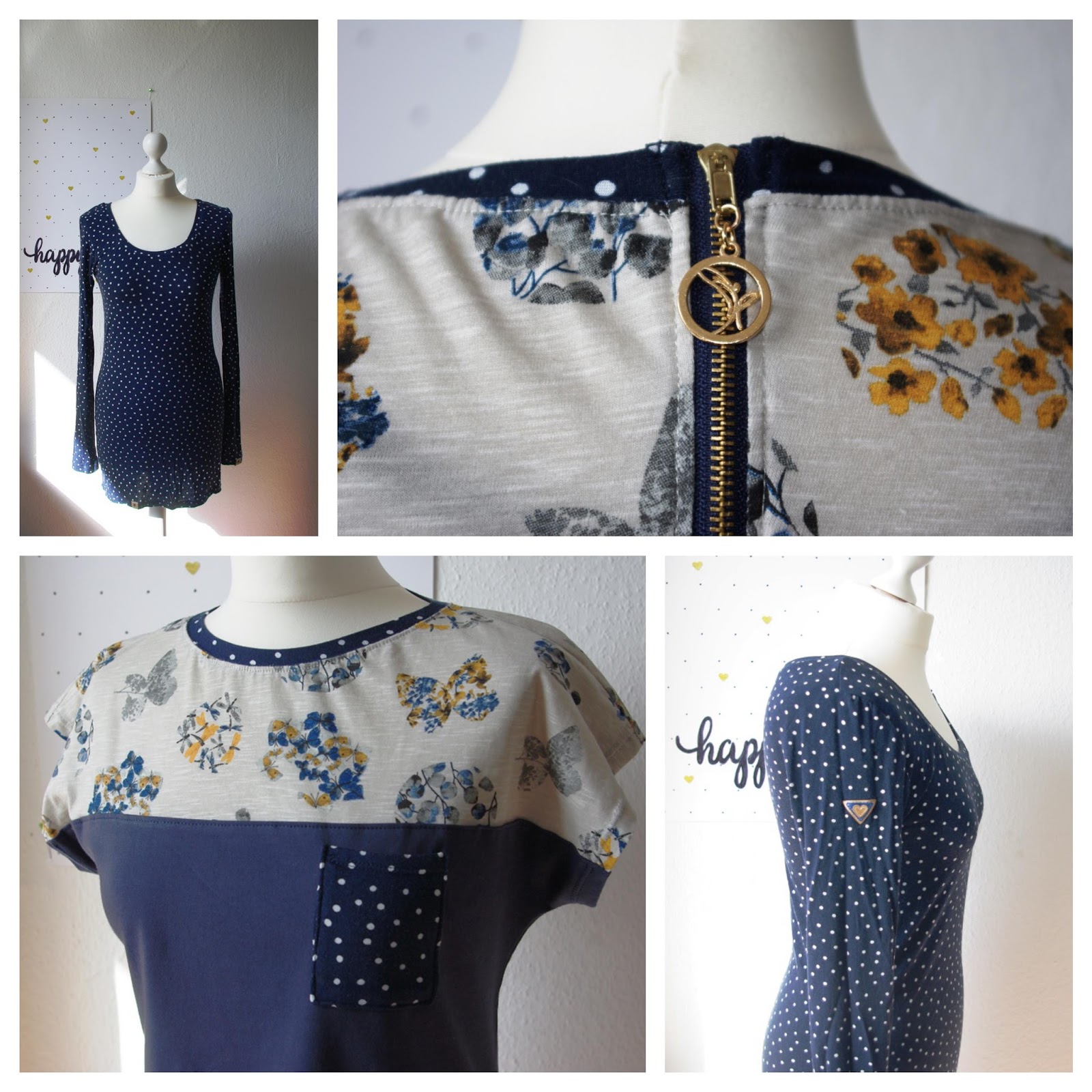 Lagenlook: Kimono Tee von MariaDenmark und Shirt Valerie von Makerist Lagenlook: Kimono Tee von MariaDenmark und Shirt Valerie von Makerist