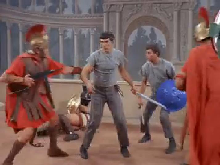 The Gladiatorial Blog Gladiators' fight from Star Trek episode