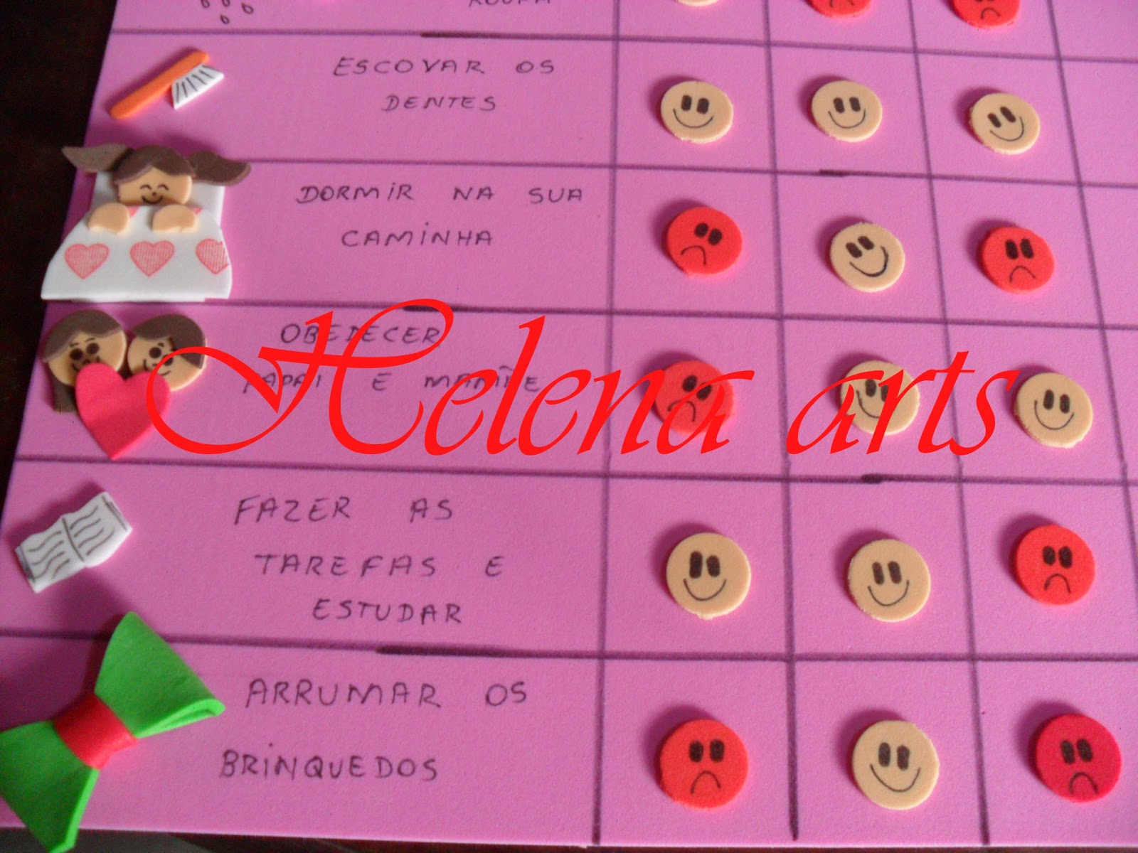 Helena Arts QUADRO DE REGRAS SUPER