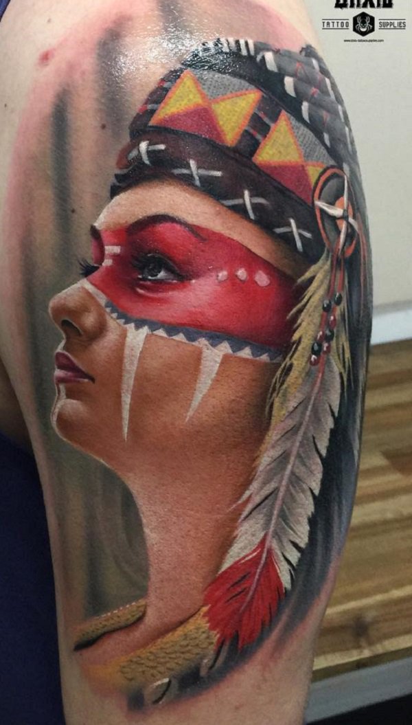 tatuagem índio tatuagem índio