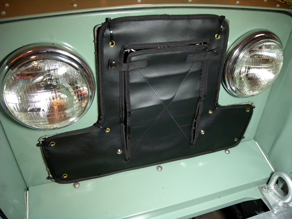 1960 Land Rover Restoration: Radiator Muffs