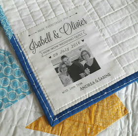 T Naaikamertje Ein Hochzeitsquilt