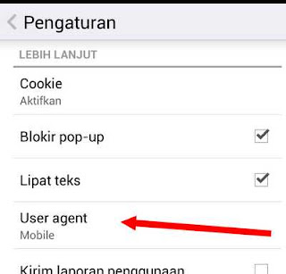 setting user agent