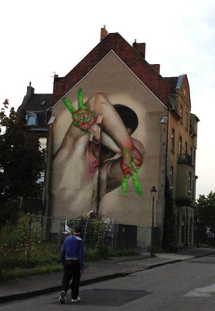 Street Art By Case On The Streets Of Dusseldorf, Germany. 6
