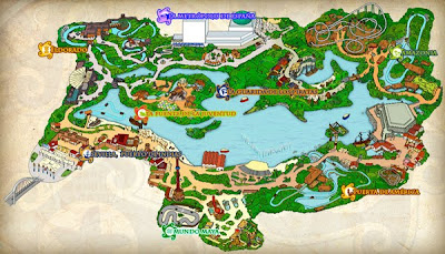 Mapa Isla Mágica 2012 viajes y turismo