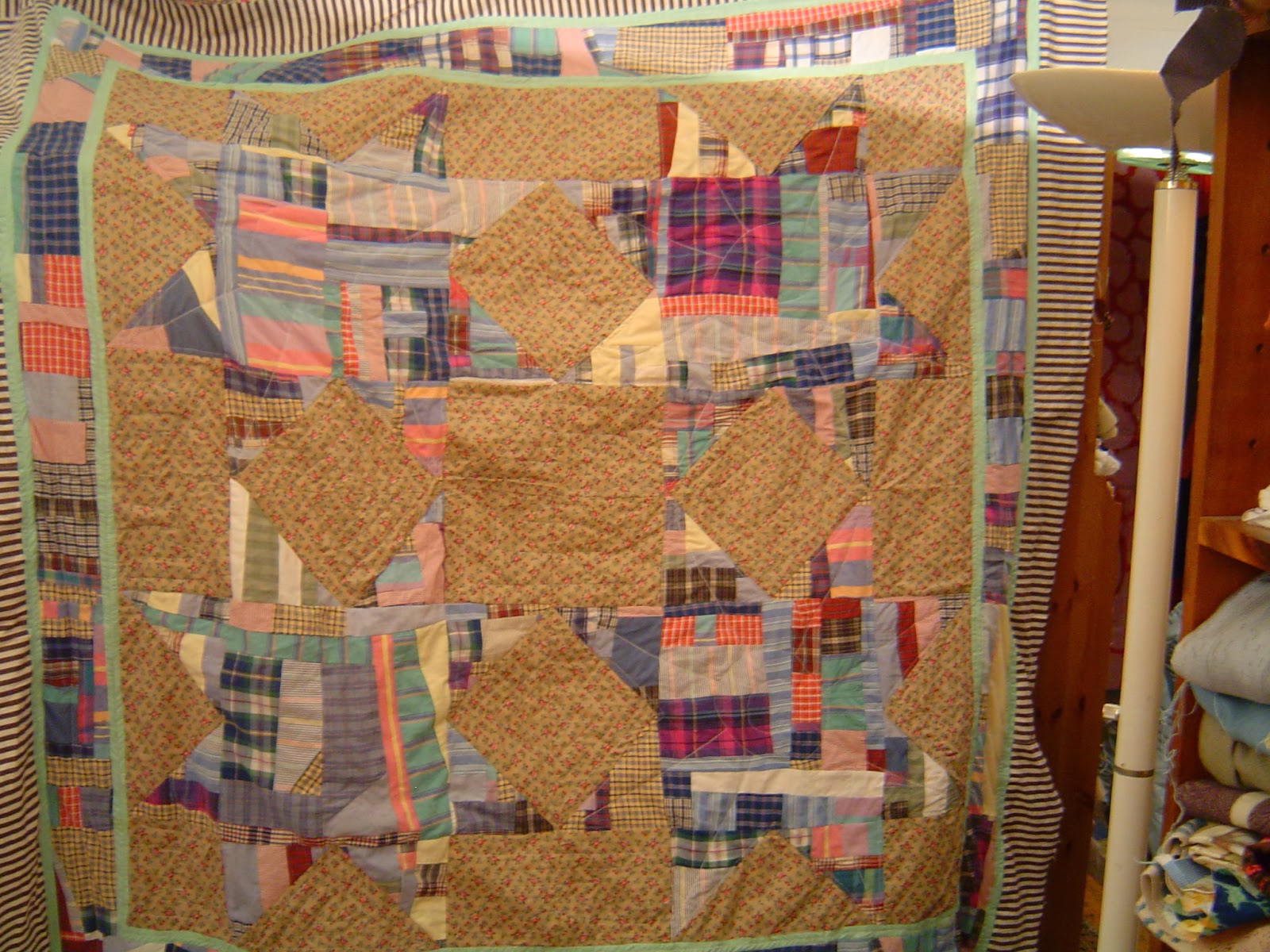 Making your own fabric from scraps tutorial.