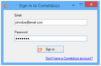 Cometdocs: software to easily convert files with a single click