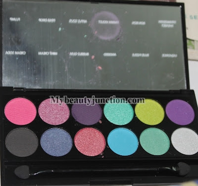 Swatches and review of Sleek iDivine Candy Collection eyeshadow palette 