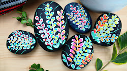 rocks rock painted painting easy beginners stones paint flowers fancy simple patterns beginner mark montano rainbow unique colors dot step