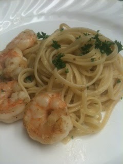 Shrimp Scampi With Linguini