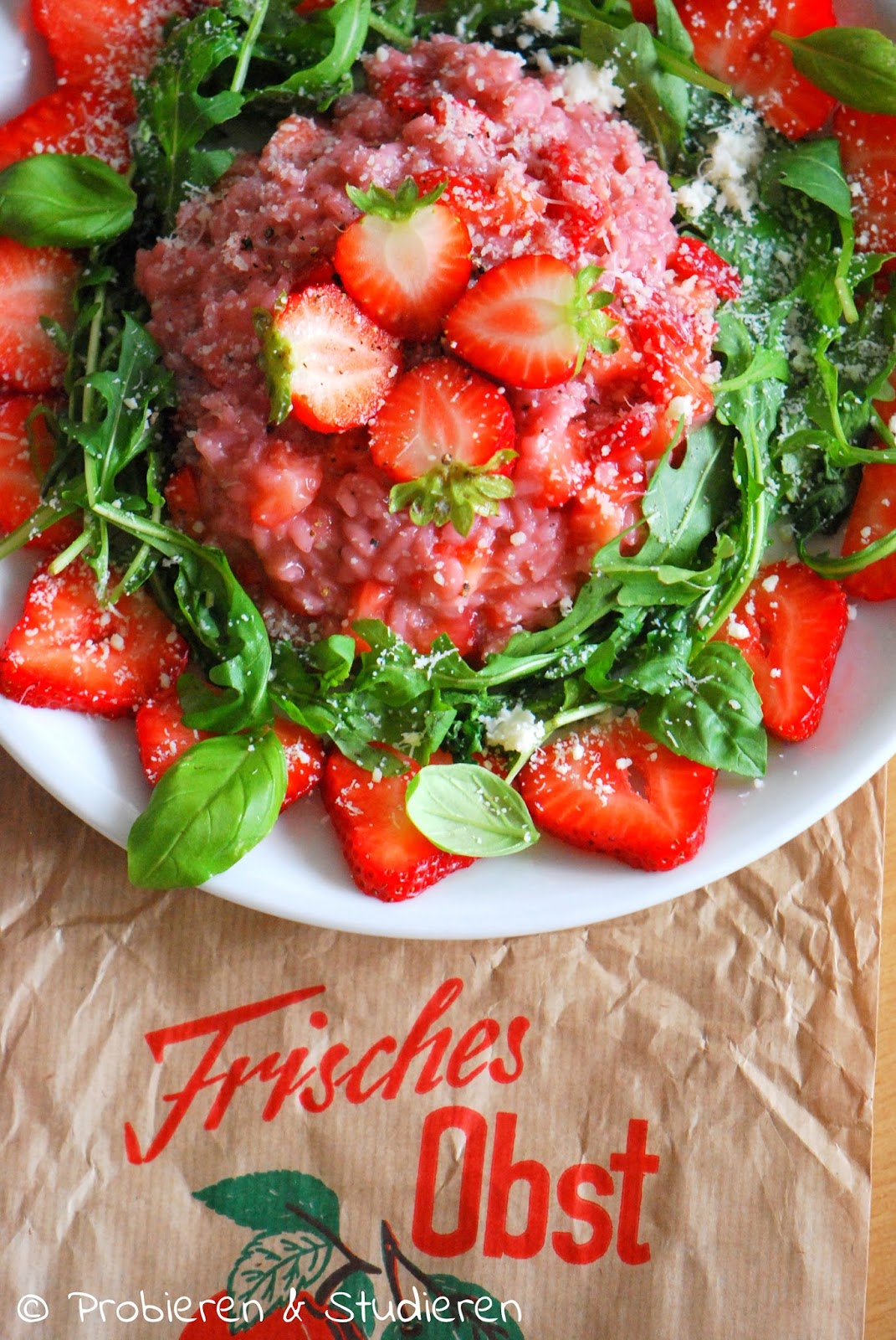 Probieren und Studieren : Fany Pink Kitchen: Erdbeer-Risotto