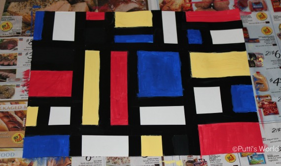 Piet Mondrian For Kids ~ Putti's World -kids-activities