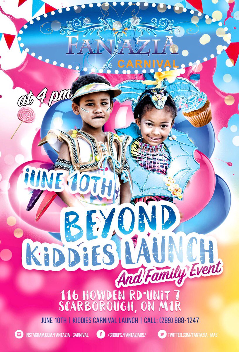 De Cocoa Panyol Blogspot Fantanzia Carnival Kiddies Launch And Family Event Saturday June 10 2017 4pm Ochen slozhno poverit v tot fakt. fantanzia carnival kiddies launch and