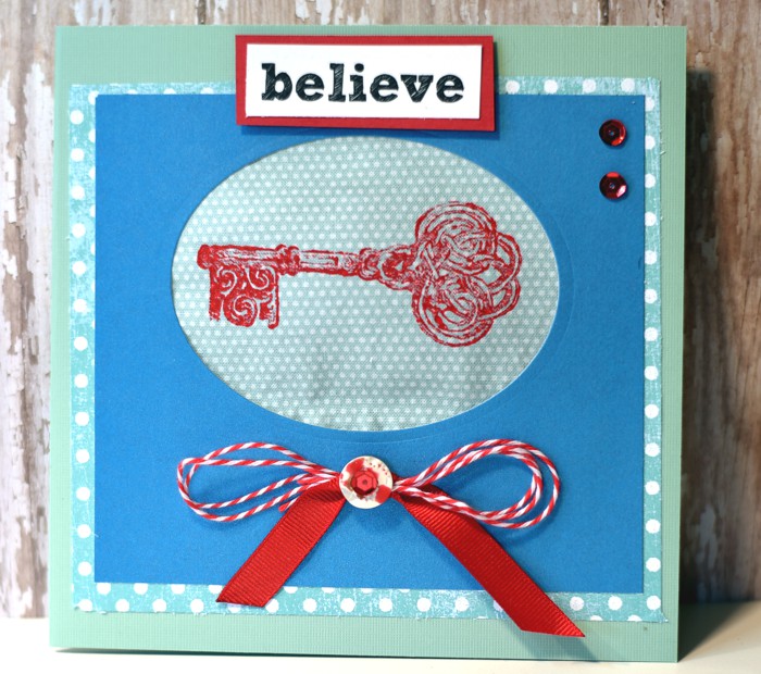 Acrylic Paint Stamping