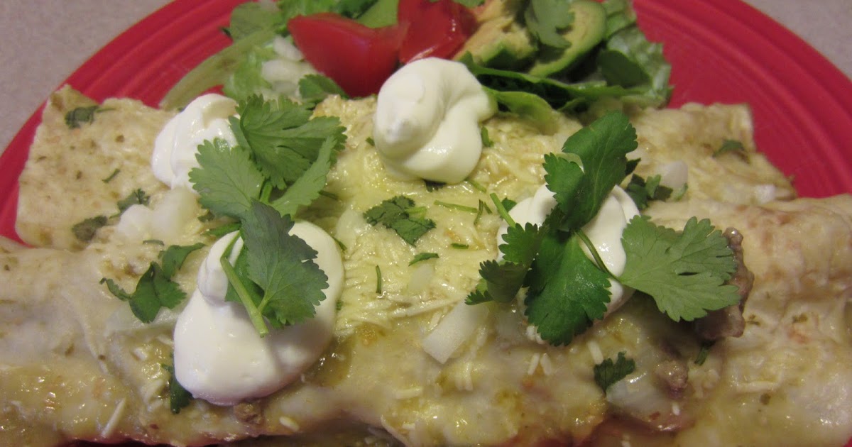 Turkey and Zucchini Enchiladas with Tomatillo Verde Sauce Renee's