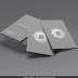 Silver Business Card Mockup Free Download