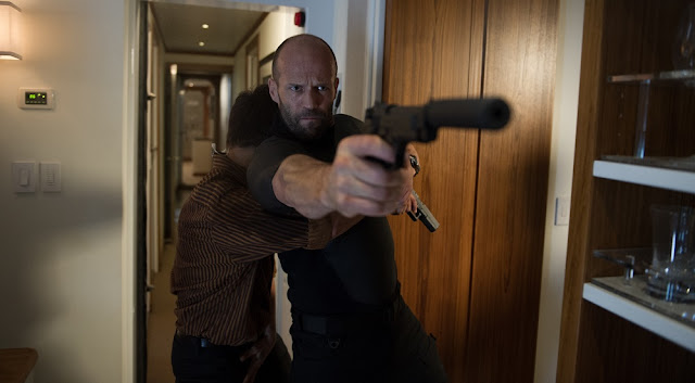 Jason Statham reprises his role as Arthur Bishop. jason statham arthur bishop mechanic 2 resurrection still