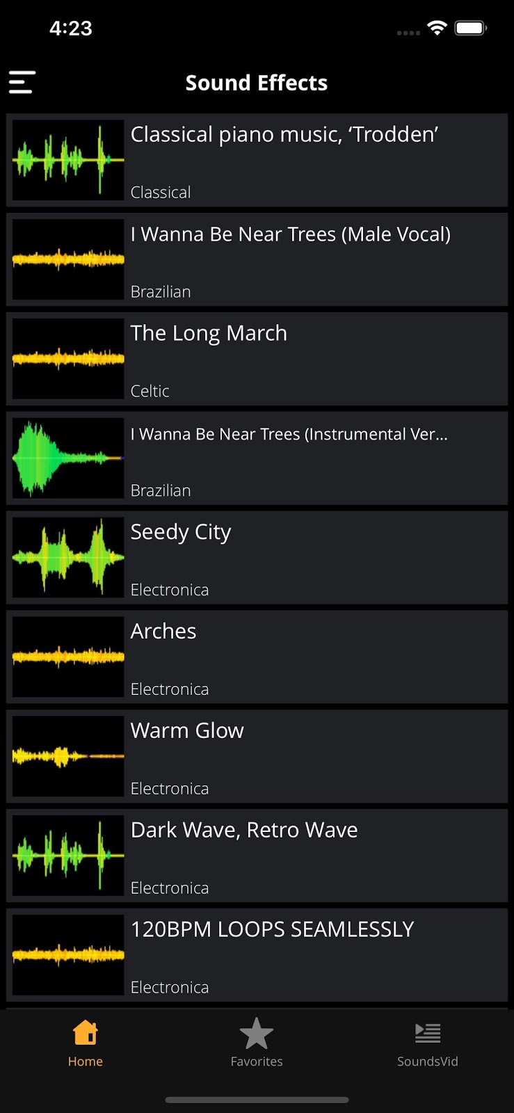 Sound Effects HD for Video Editor