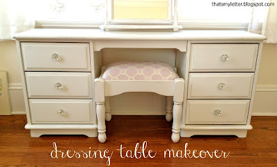 dressing table makeover dressing table makeover