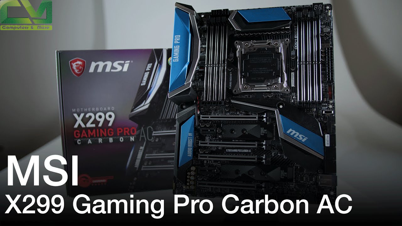 Egern debat Faldgruber Computers and More | Reviews, Configurations and Troubleshooting: MSI X299  Gaming Pro Carbon AC review