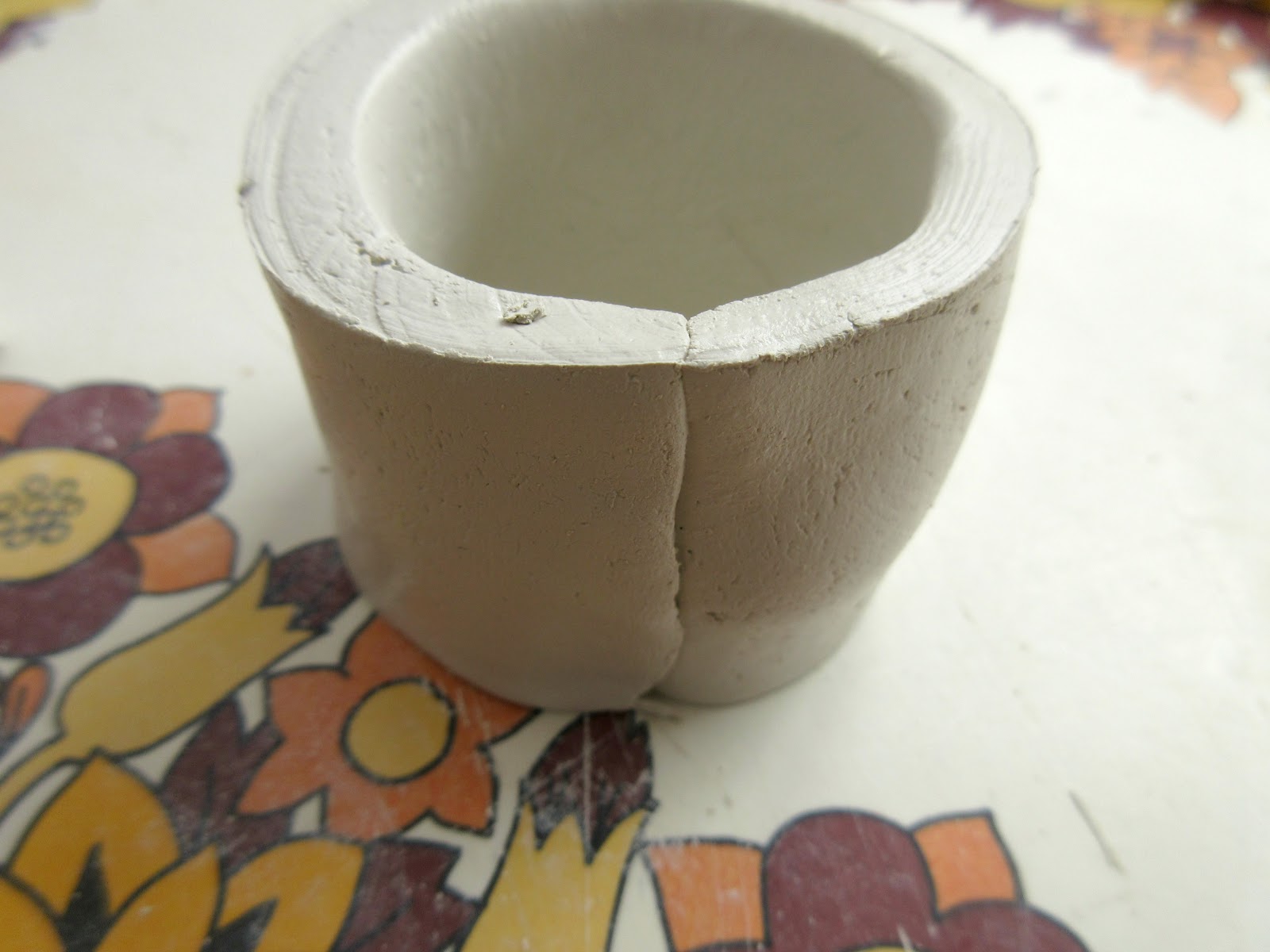 Teawagontales Clay face pots DIY