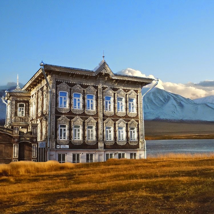 алтайская баня. турбаза на чемале горный алтай. алтай томск.