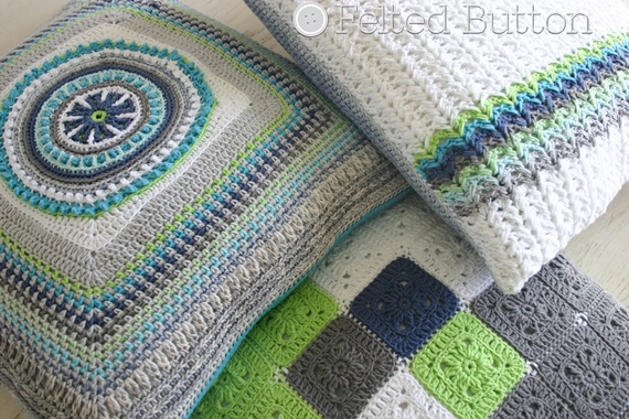 ... Button - Colorful Crochet Patterns: Herringbone Crochet Pillow Stitch