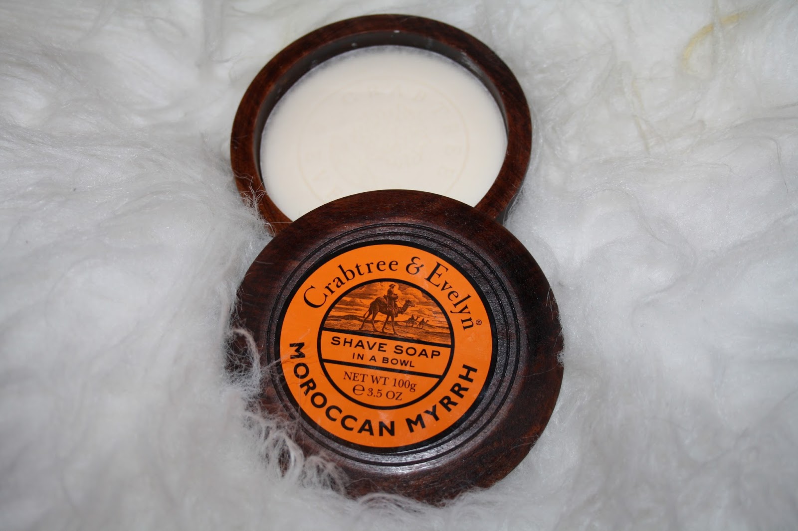 Beautykinguk Crabtree & Evelyn Shave Soap in a Bowl Moroccan Myrrh