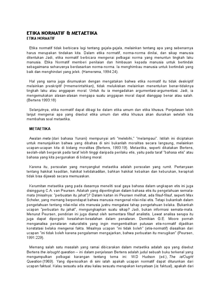 apa itu etika wood scribd indo