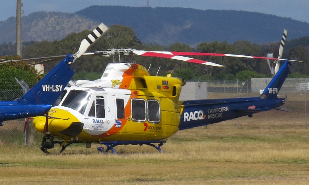 Central Queensland Plane Spotting Australian Helicopters Bell 412EP VH