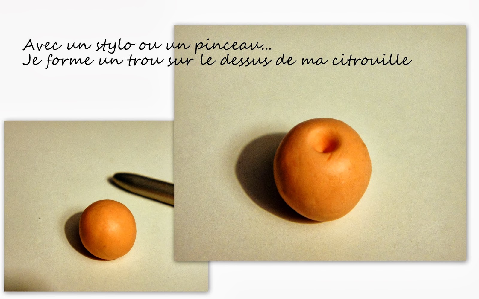 Laetipastel Créations: Comment faire une citrouille en porcelaine à modeler