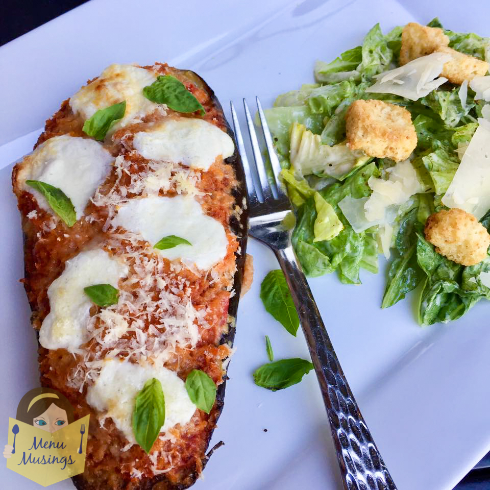 Menu Musings of a Modern American Mom Stuffed Eggplant Parmesan with