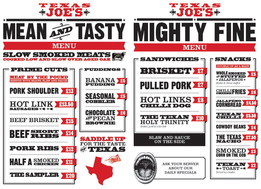 Texas Joes Food Truck Menu Texas Joes Food Truck Menu