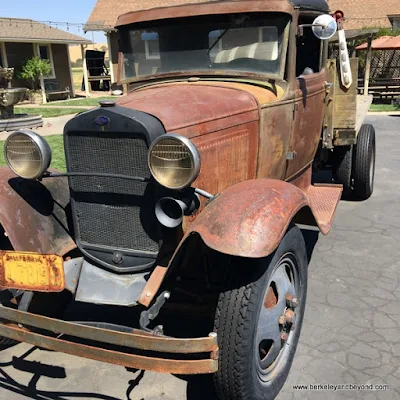 lovely rusted family truck at Wooden Valley Winery & Vineyards in Fairfield, California