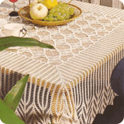 Mantel Cuadrado "Gavanzas" a Crochet Mantel Cuadrado "Gavanzas" a Crochet