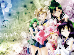 sailor saturn moon senshi outer chibi pluto neptune uranus setsuna wallpapers bishoujo hotaru michiru haruka zerochan chibiusa super meiou scouts