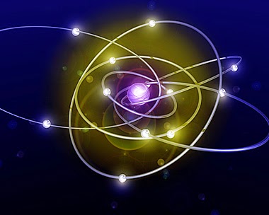 Atom and particles image