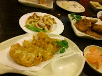 more gyoza and squid