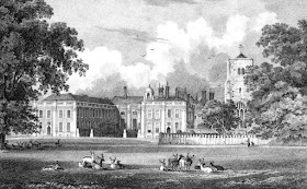 Beddington Park from Select Illustrations of the County of Surrey by GF Prosser (1828)